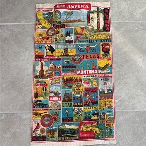 Catalina and Co America Decorative tapestry.